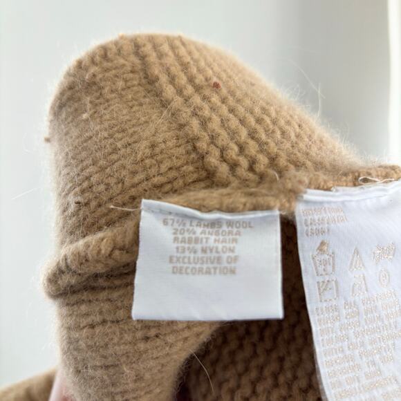 RARE Vintage Tommy Hilfiger Lamb Wool & Rabbit Hair Cardigan Women's Size Large - Picture 2 of 7